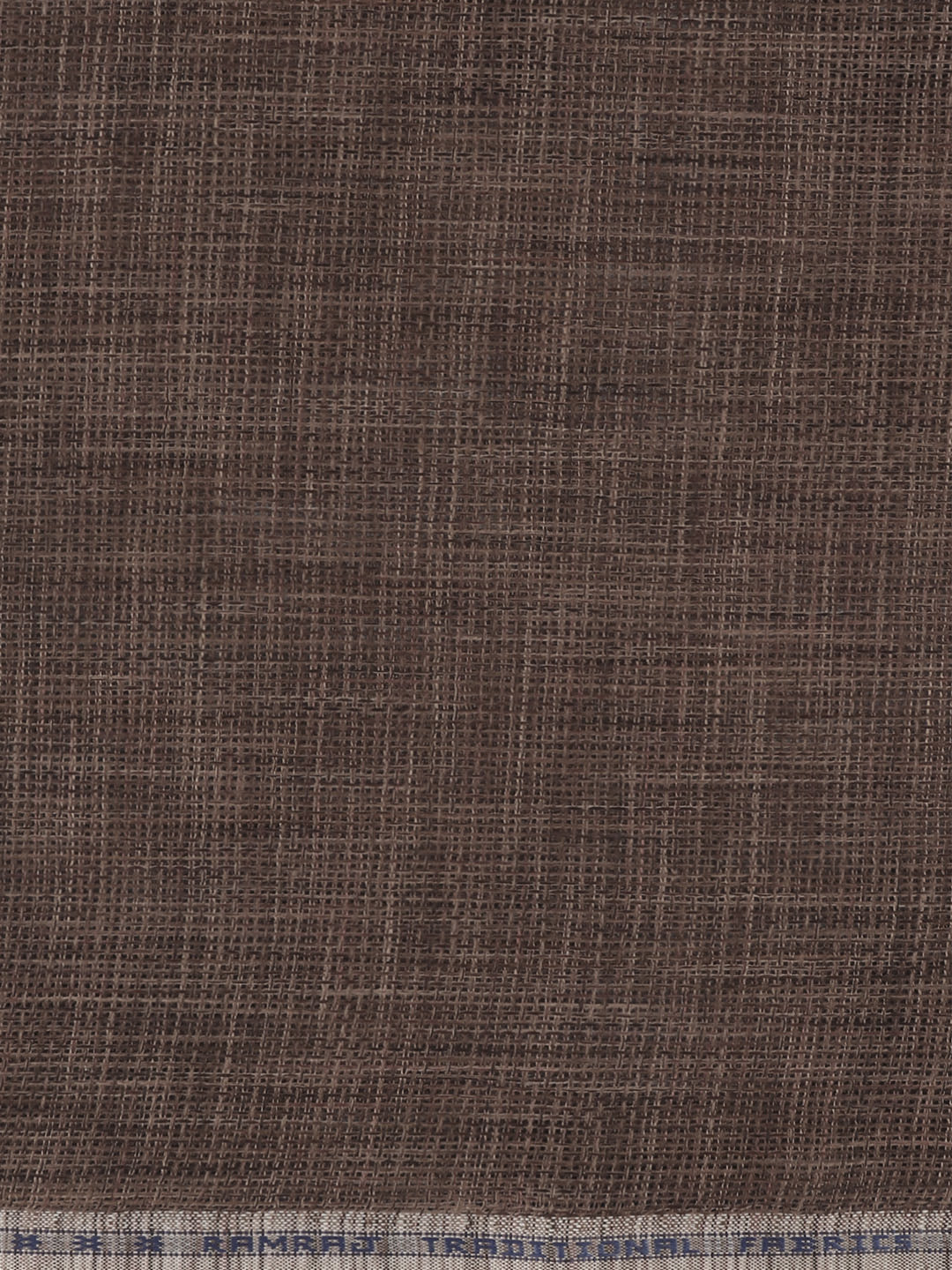 Men’s Cotton Rich Self Design Dark Brown Shirt Fabric High Style