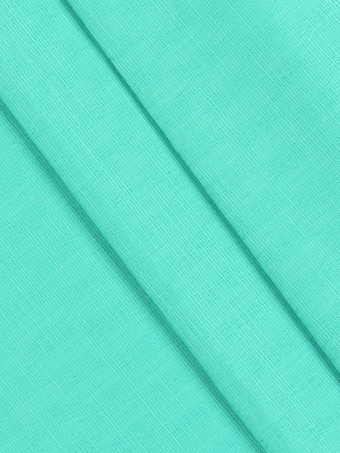 100% Cotton Self Design Shirt Fabric Green HI-Tech
