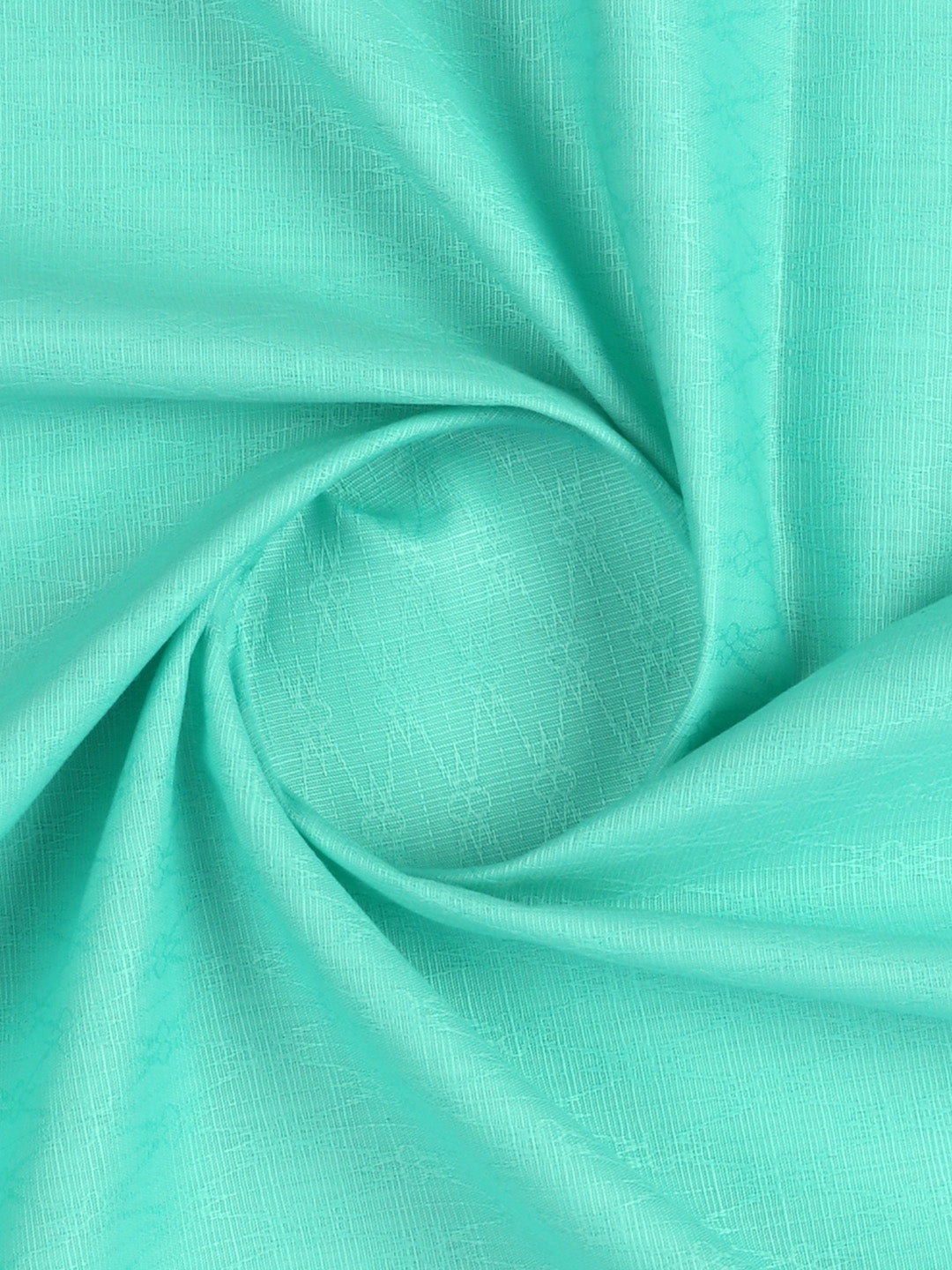 100% Cotton Self Design Shirt Fabric Green HI-Tech