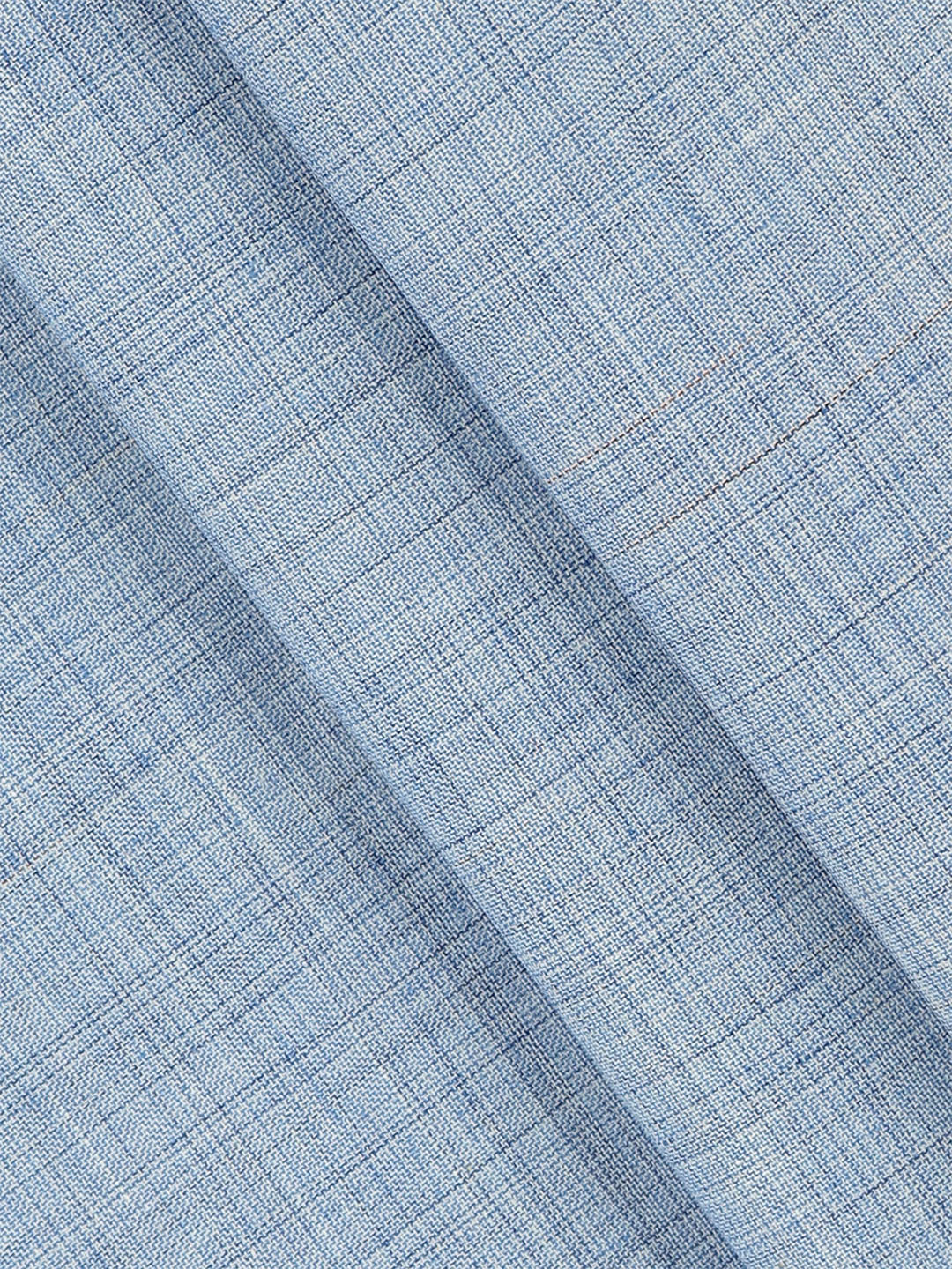 Cotton Rich Blue Plain Shirt Fabric Infinity