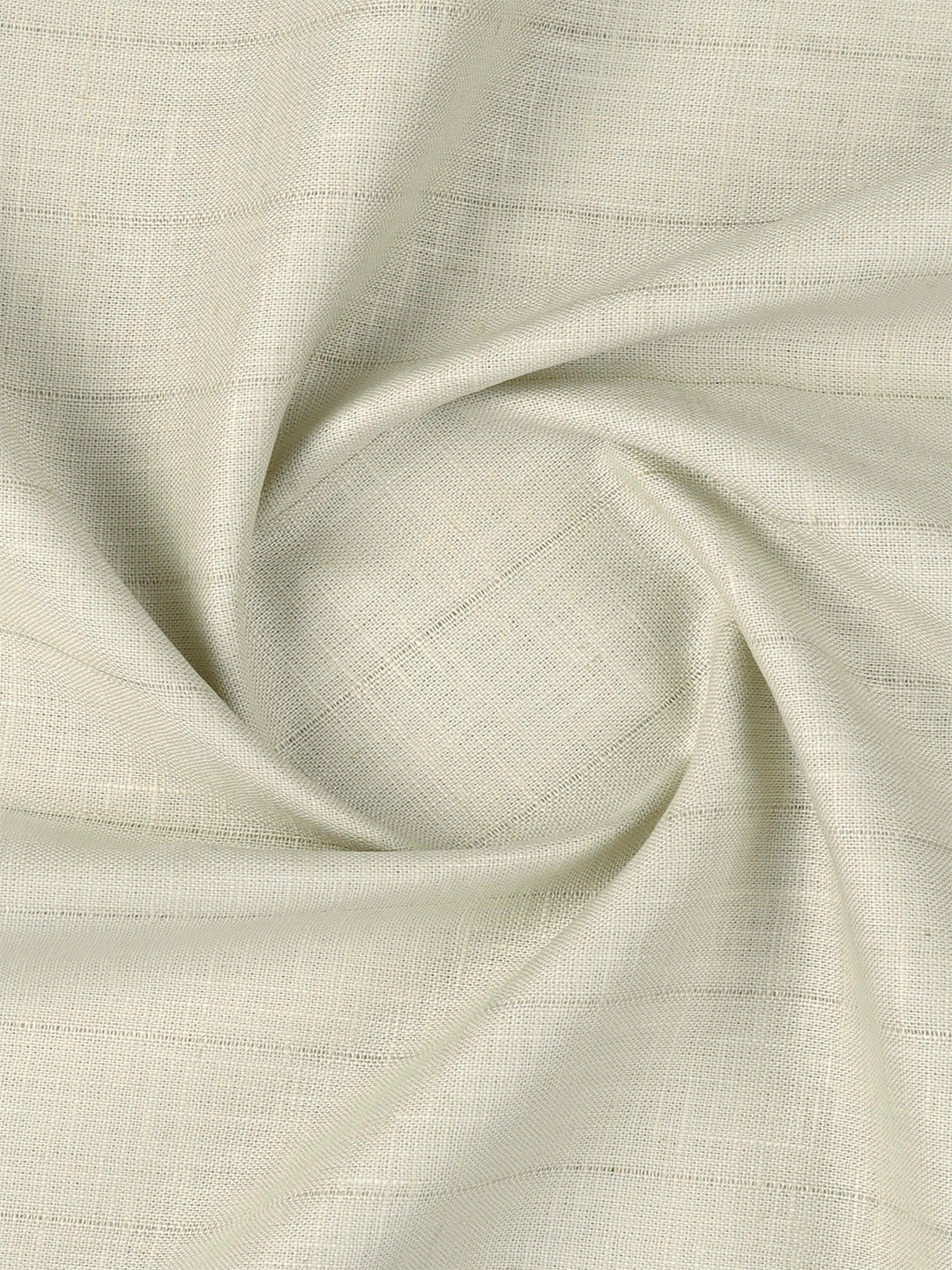 Cotton Blend Striped Shirt Fabric Light Green Sun Shine