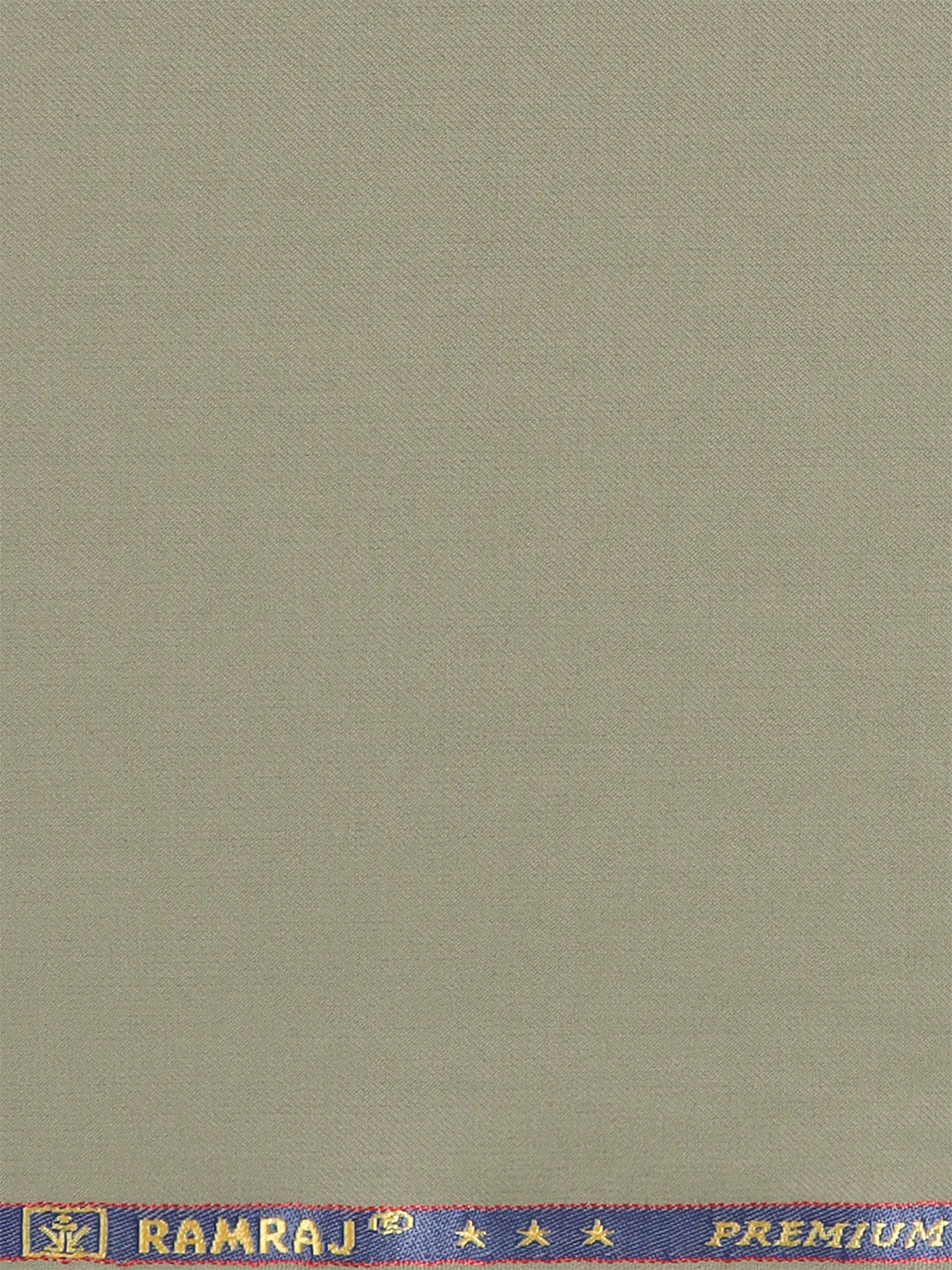 Men Premium Poly Viscose Plain Suiting Fabric Olive Green Dream Craft