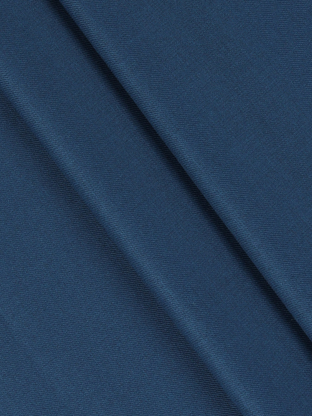 Men Premium Poly Viscose Plain Suiting Fabric Ink Blue Dream Craft