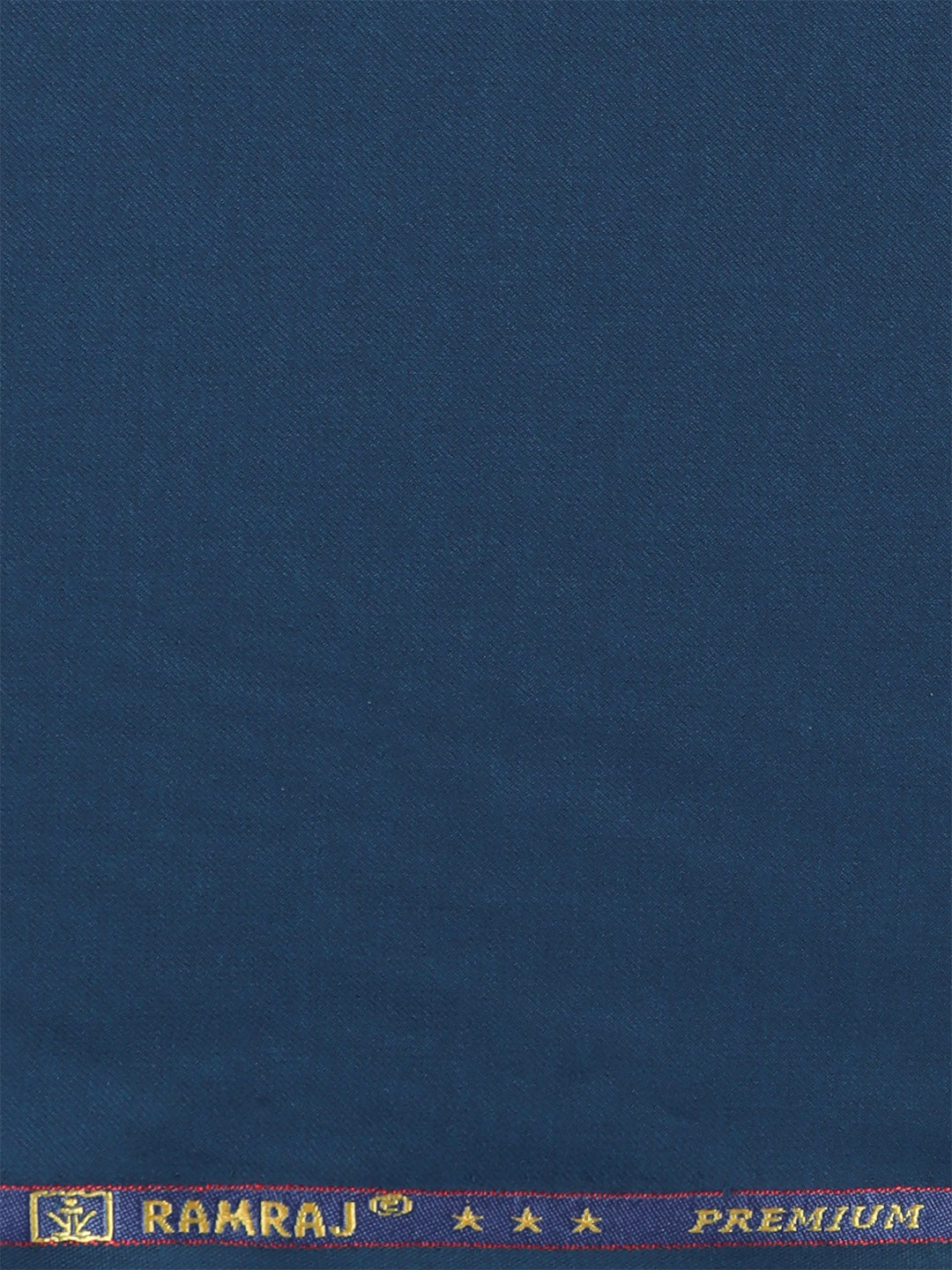 Men Premium Poly Viscose Plain Suiting Fabric Ink Blue Dream Craft