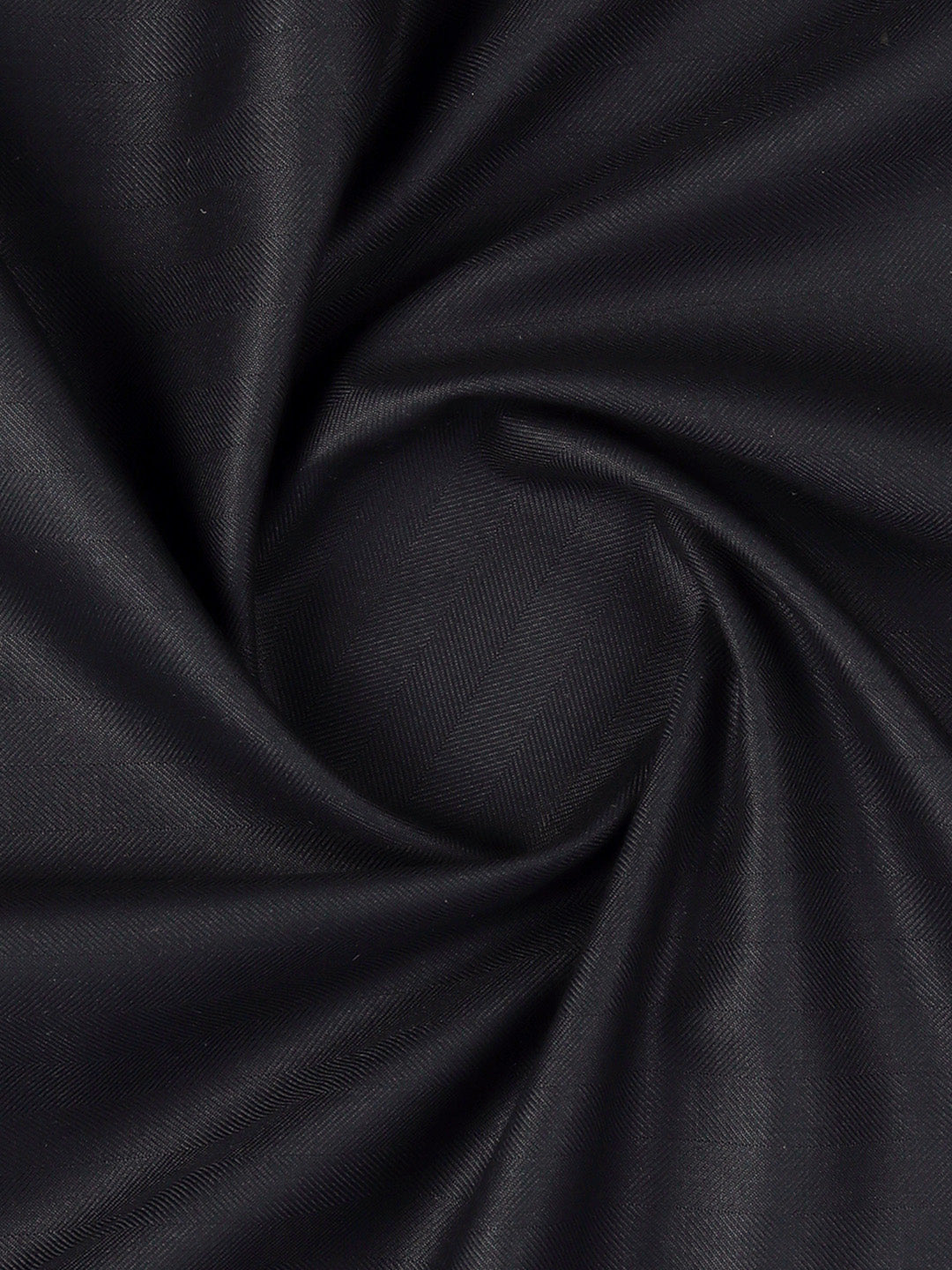Men Premium Poly Viscose Striped Suiting Fabric Black Dream Craft