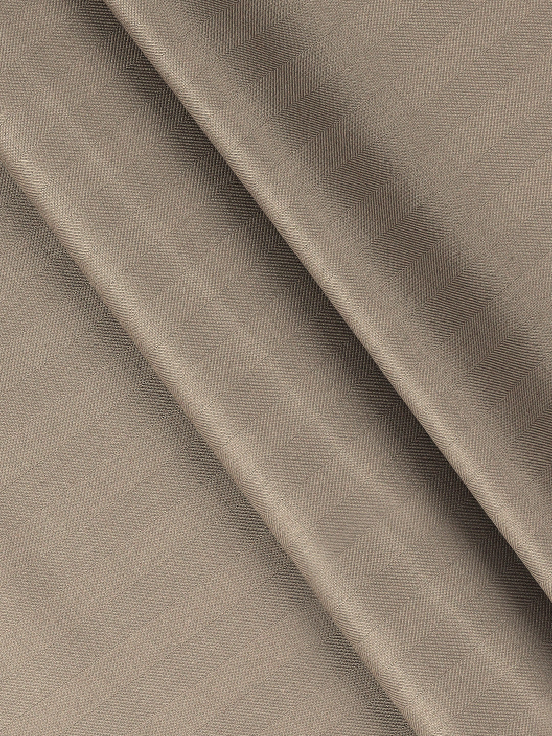 Men Premium Poly Viscose Striped Suiting Fabric Brown Dream Craft