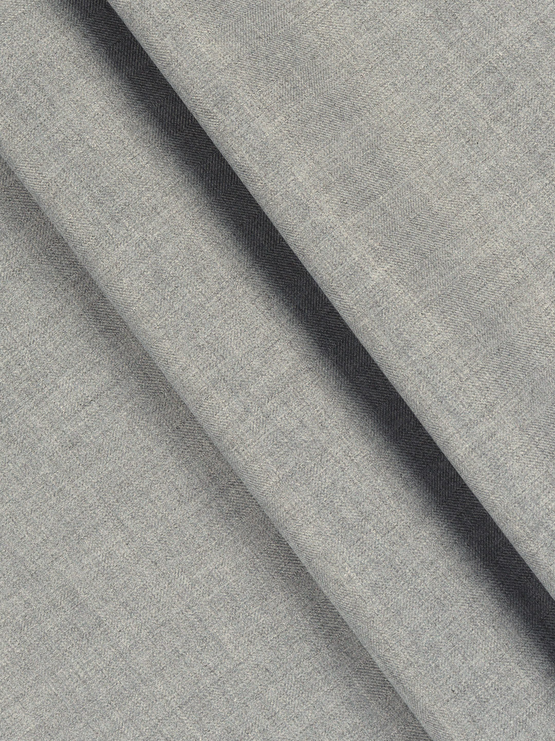 Men Premium Poly Viscose Plain Suiting Fabric Grey Dream Craft