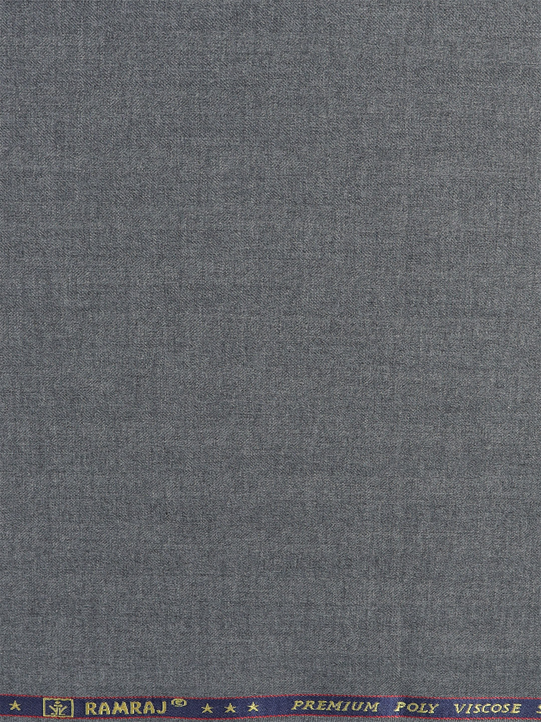 Men Premium Poly Viscose Striped Suiting Fabric Grey Dream Craft