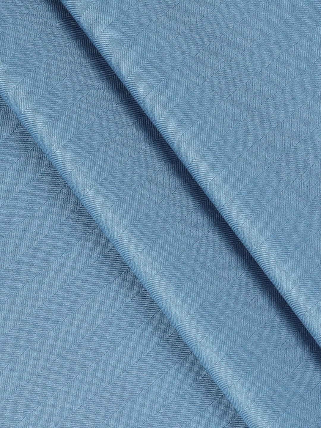 Men Premium Poly Viscose Striped Suiting Fabric Blue Dream Craft
