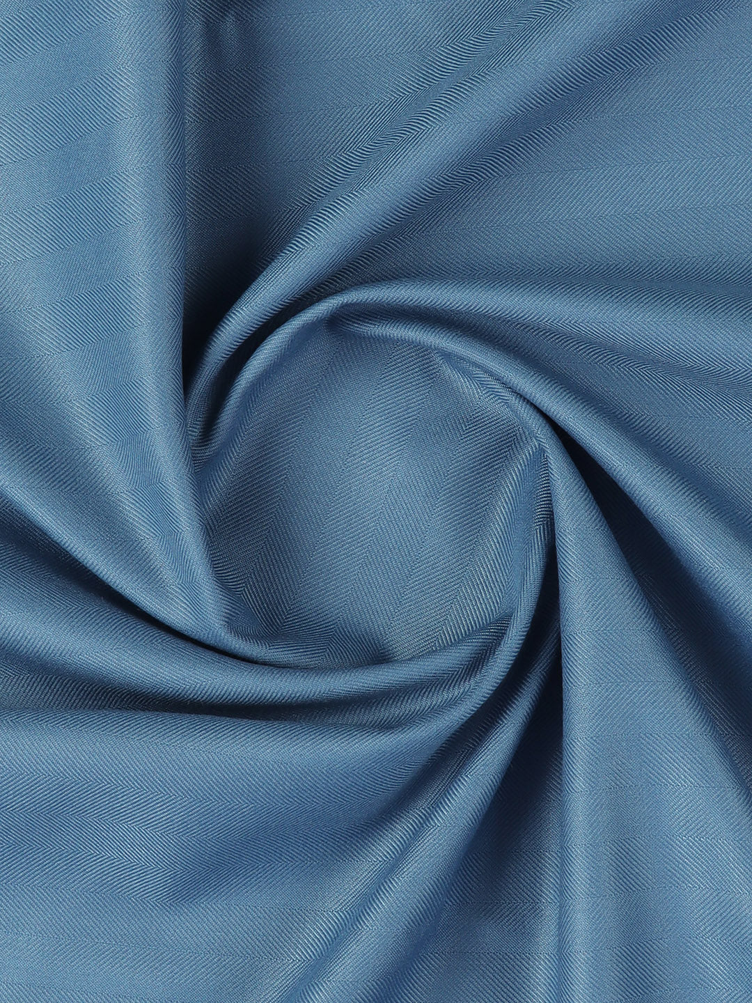 Men Premium Poly Viscose Striped Suiting Fabric Blue Dream Craft