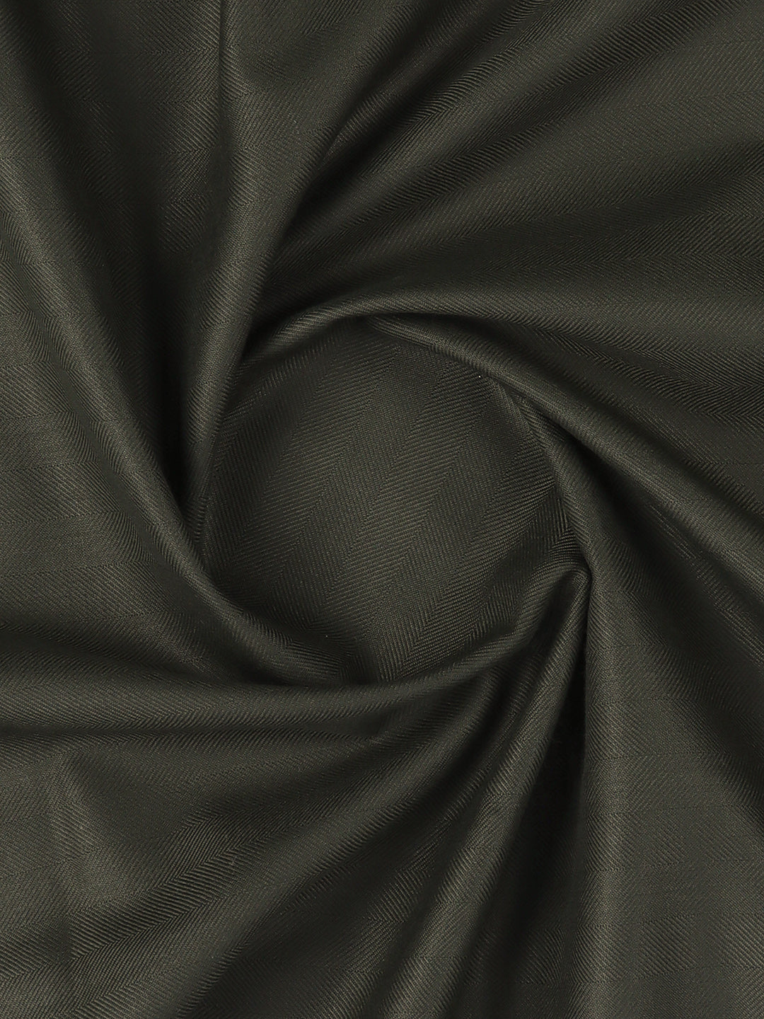 Men Premium Poly Viscose Striped Suiting Fabric Olive Green Dream Craft