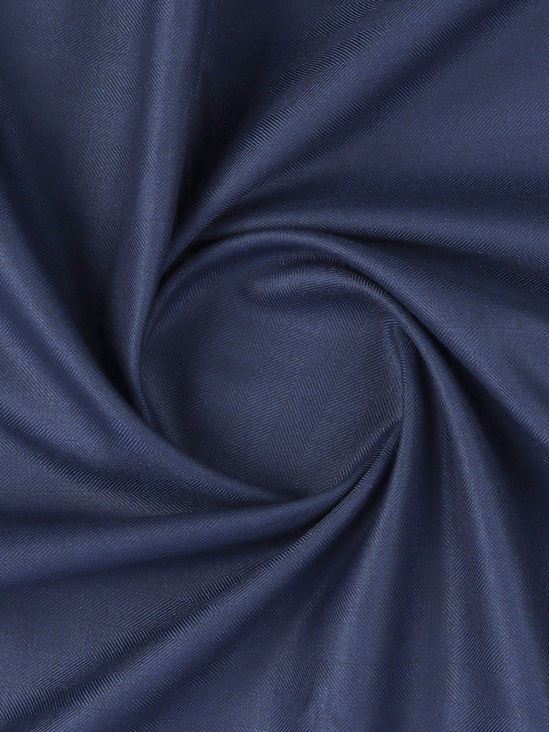 Men Premium Poly Viscose Striped Suiting Fabric Dark Blue Dream Craft