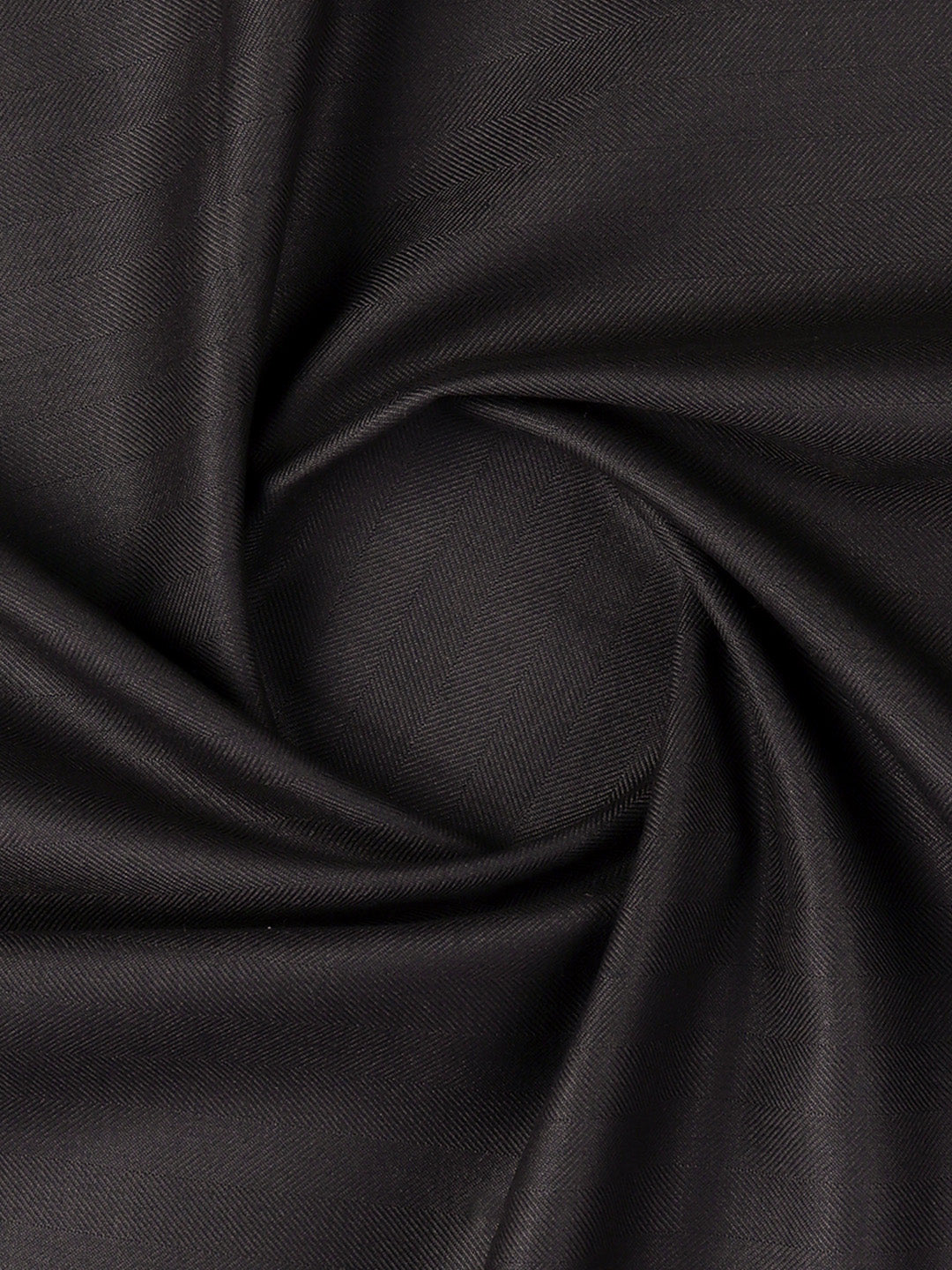 Men Premium Poly Viscose Striped Suiting Fabric Black Dream Craft