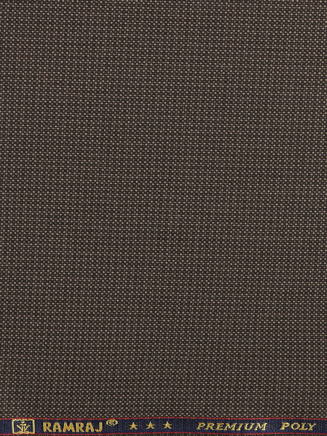 Men Premium Poly Viscose Self Design Suiting Fabric Brown Dream Craft