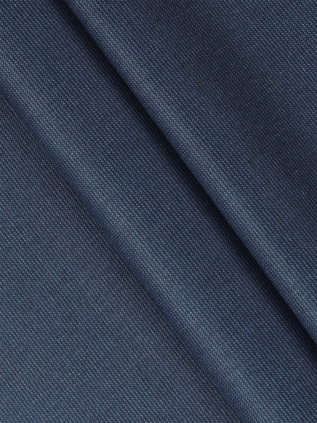 Men Premium Poly Viscose Self Design Pants Fabric Dark Blue Jolly Days