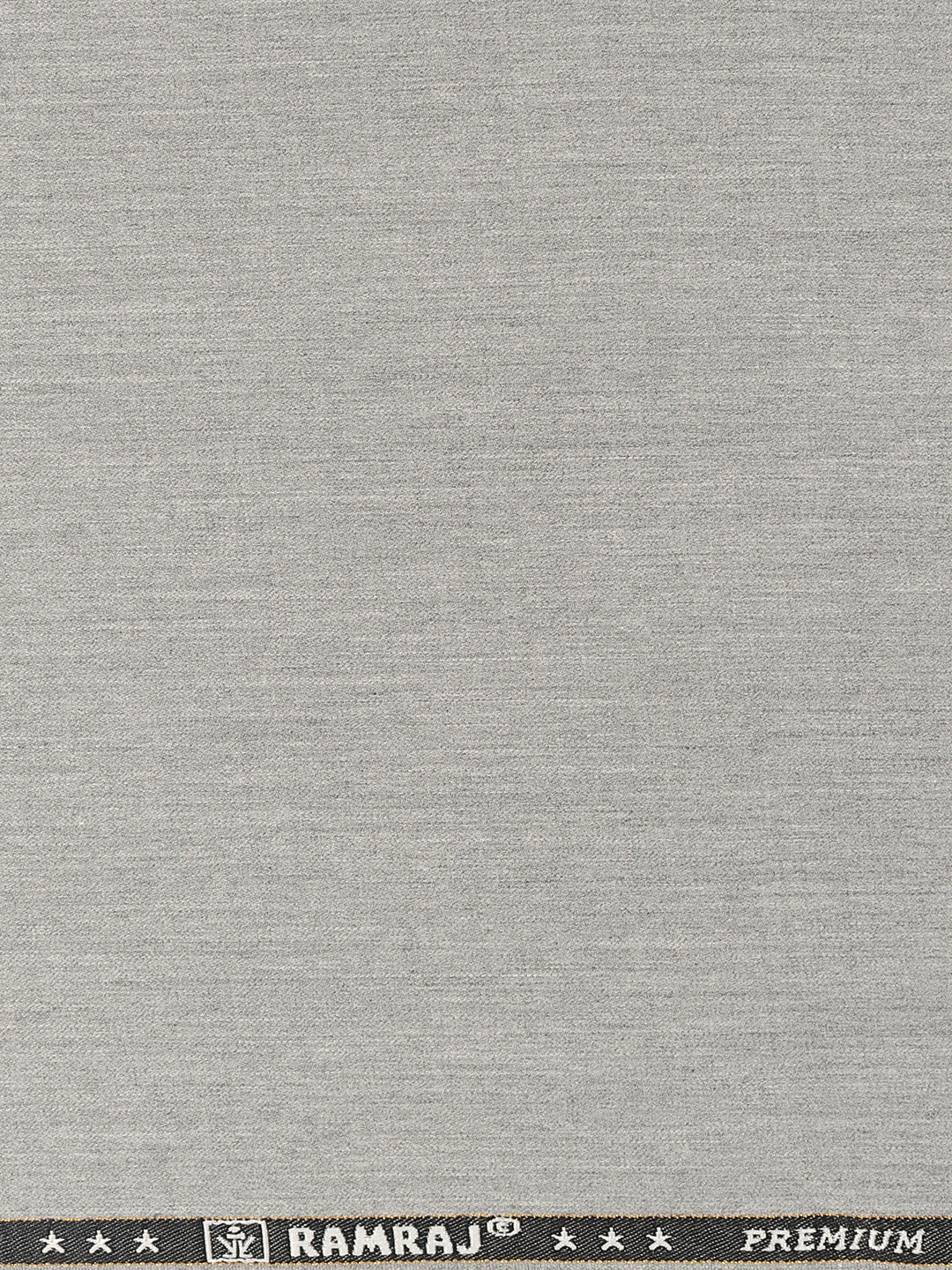 Premium Poly Viscose Plain Stretch Suiting Fabric Grey Miracle