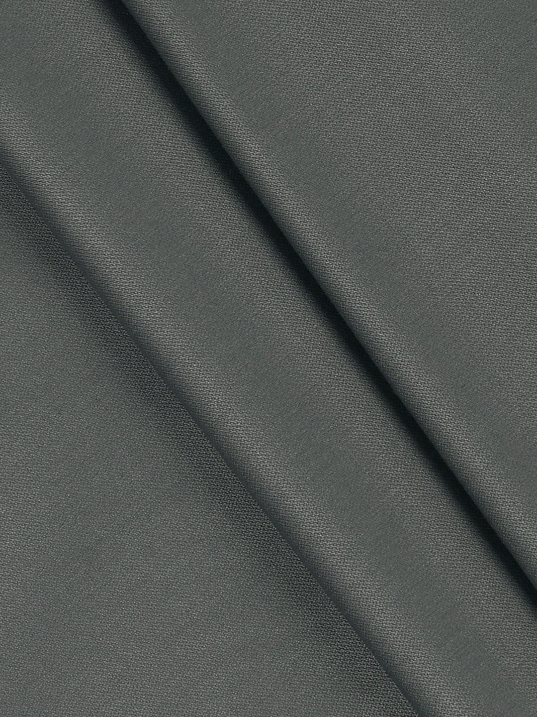 Premium Poly Viscose Plain Stretch Suiting Fabric Dark Grey Miracle
