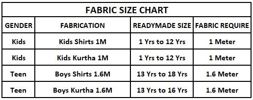 Boys Cotton Blend Dark Blue Self Design Shirt and Kurta Fabric Lampus