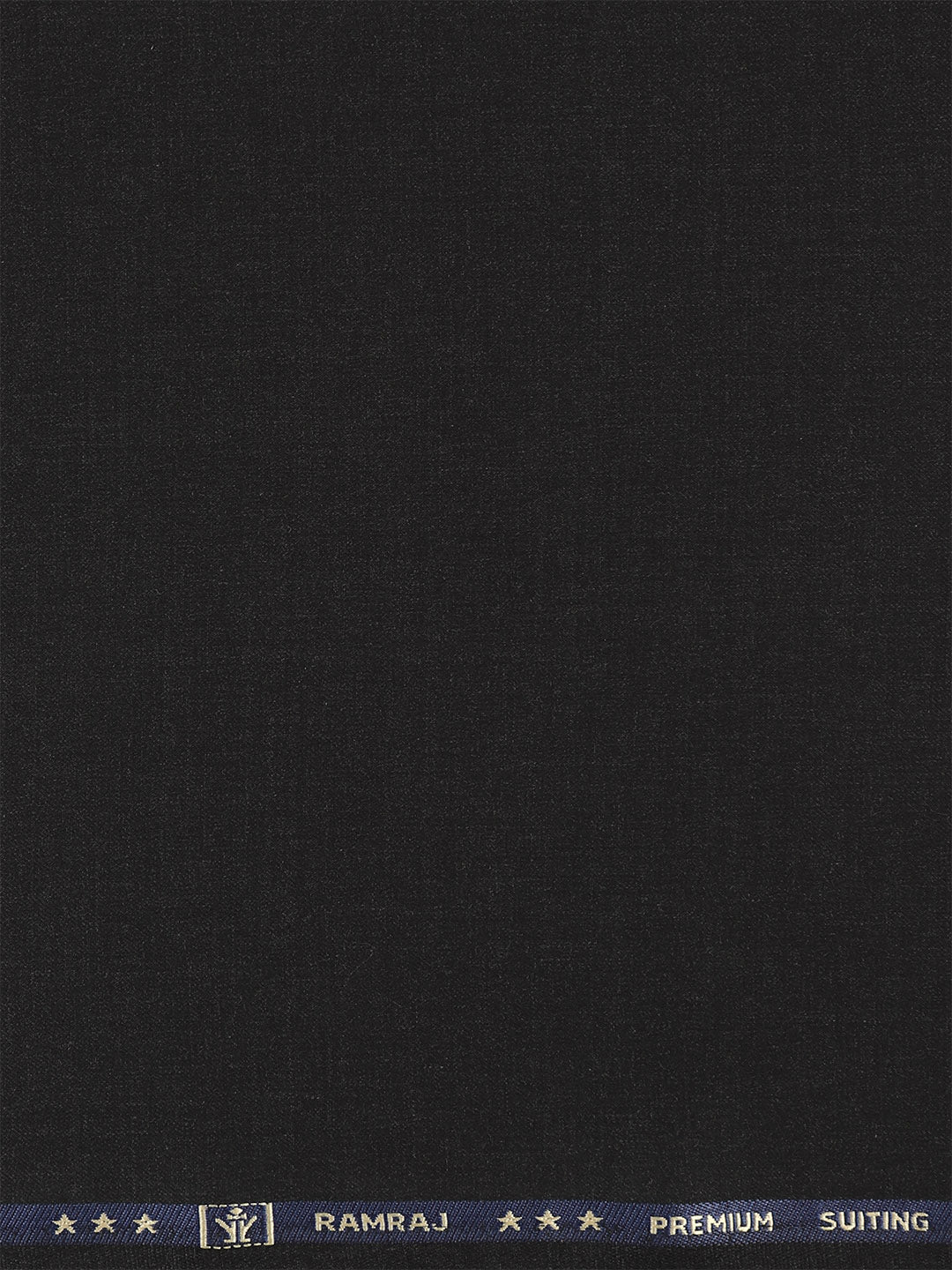 Premium Australian Merino Wool Blended Plain Black Suiting Fabric Mark Wool