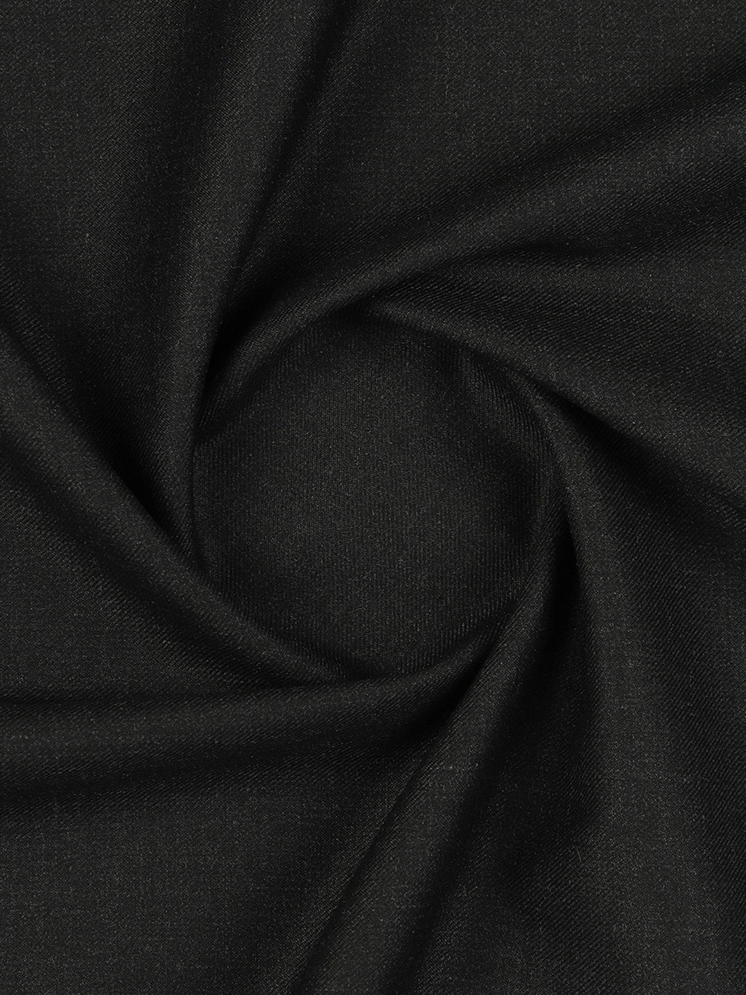 Premium Australian Merino Wool Blended Plain Black Suiting Fabric Mark Wool