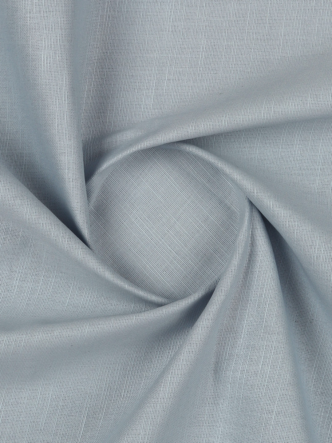 Men Cotton Rich Plain Shirt Fabric Blue Hi-Tech