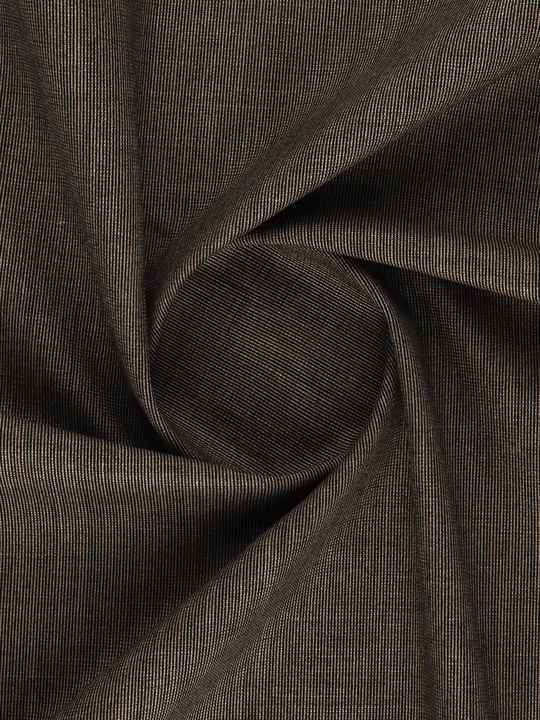 Poly Viscose Brown Plain Suiting Fabric Honey Day
