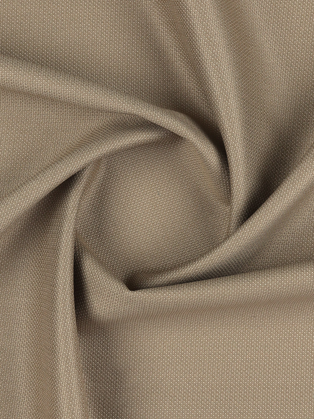 Poly Viscose Stretch Brown Self Design Suiting Fabric Enable