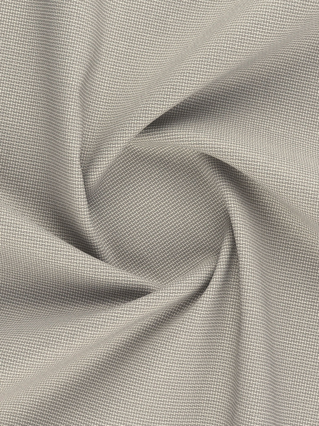 Poly Viscose Grey Self Design Suiting Fabric Week Days