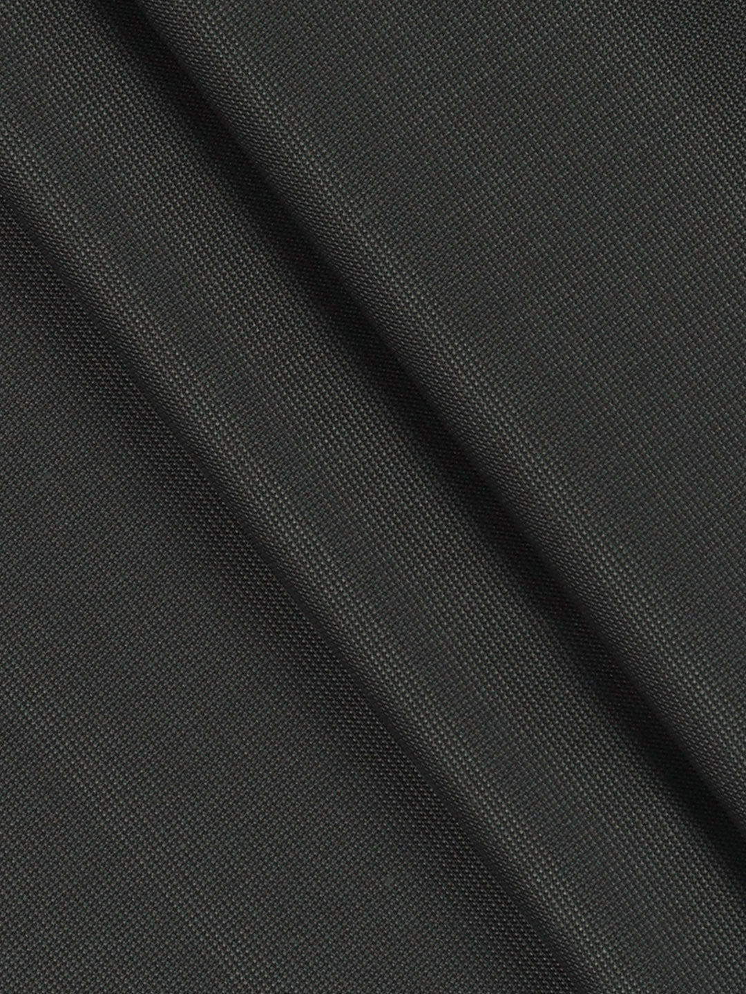 Poly Viscose Dark Green Plain Suiting Fabric Week Days