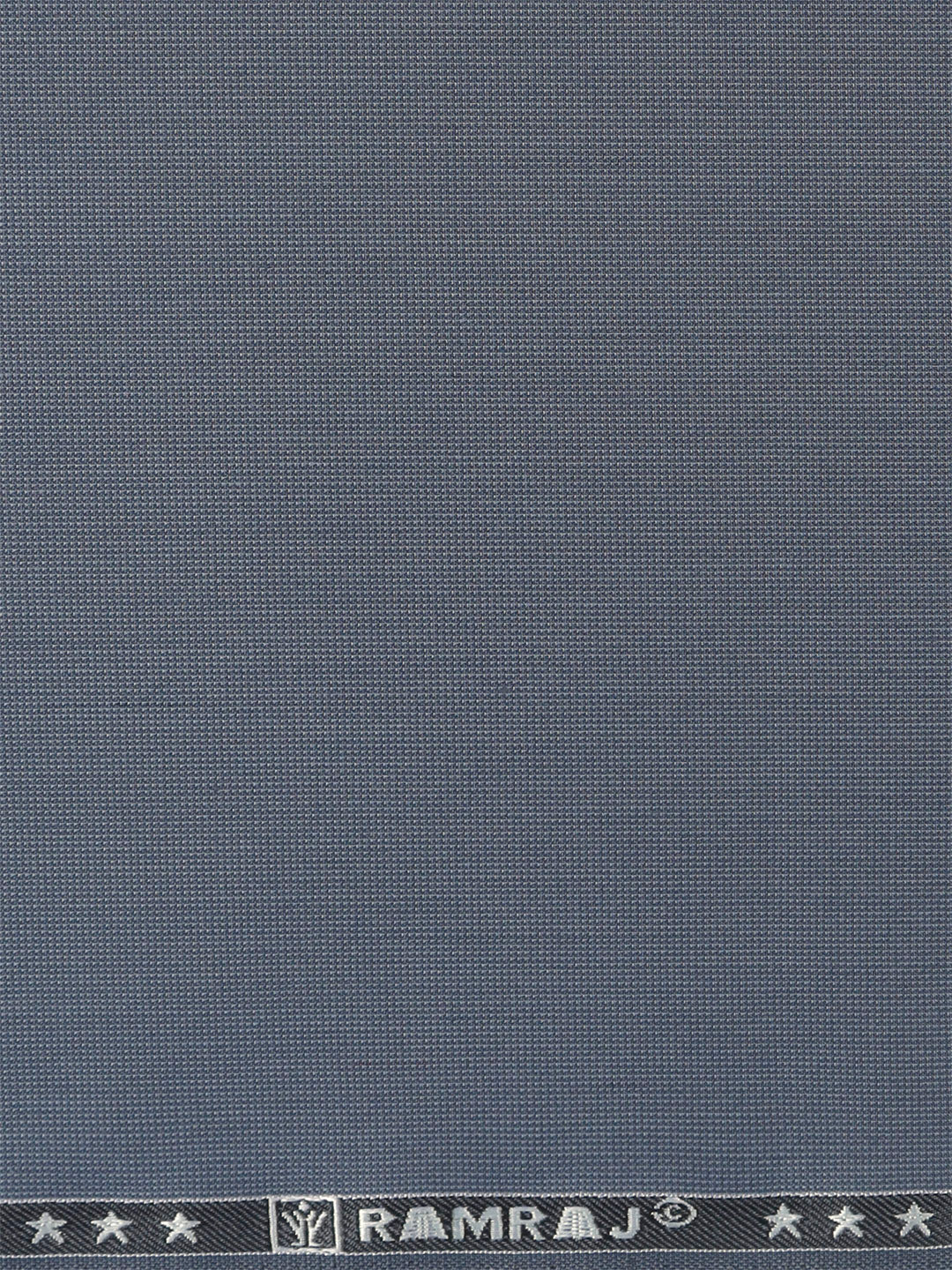 Men Poly Viscose Pants Fabric Greyish Blue Golden Days