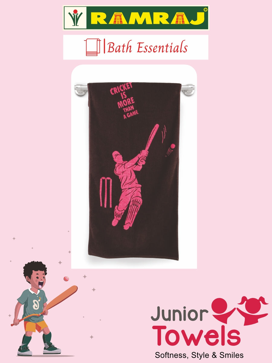100% Cotton Boys Bath Towel Black