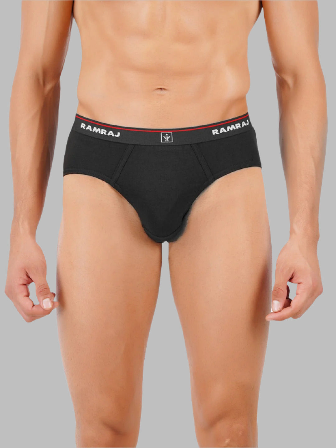Men Outer Elastic Black & White Briefs Suriya (2Pcs Pack)