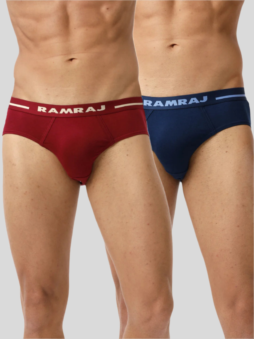 Men Briefs Outer Elastic 2 Pcs Combo SPBlue and Cherry Suriya