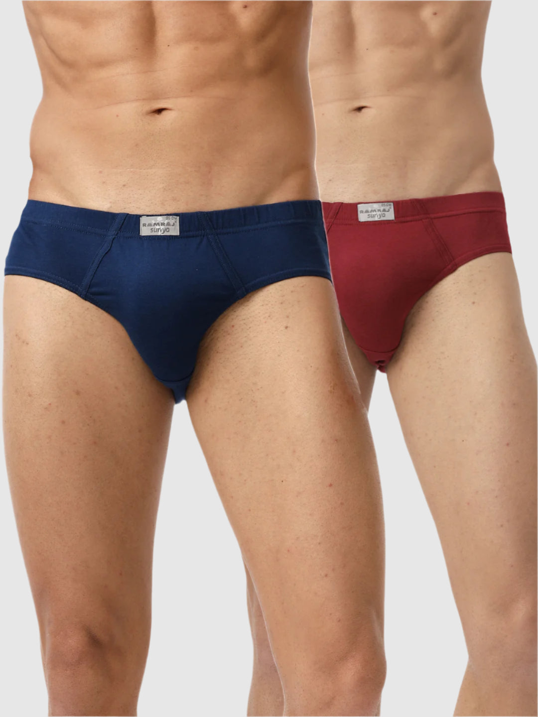 Men Briefs Inner Elastic 2 Pcs Combo SPBlue and Cherry Suriya