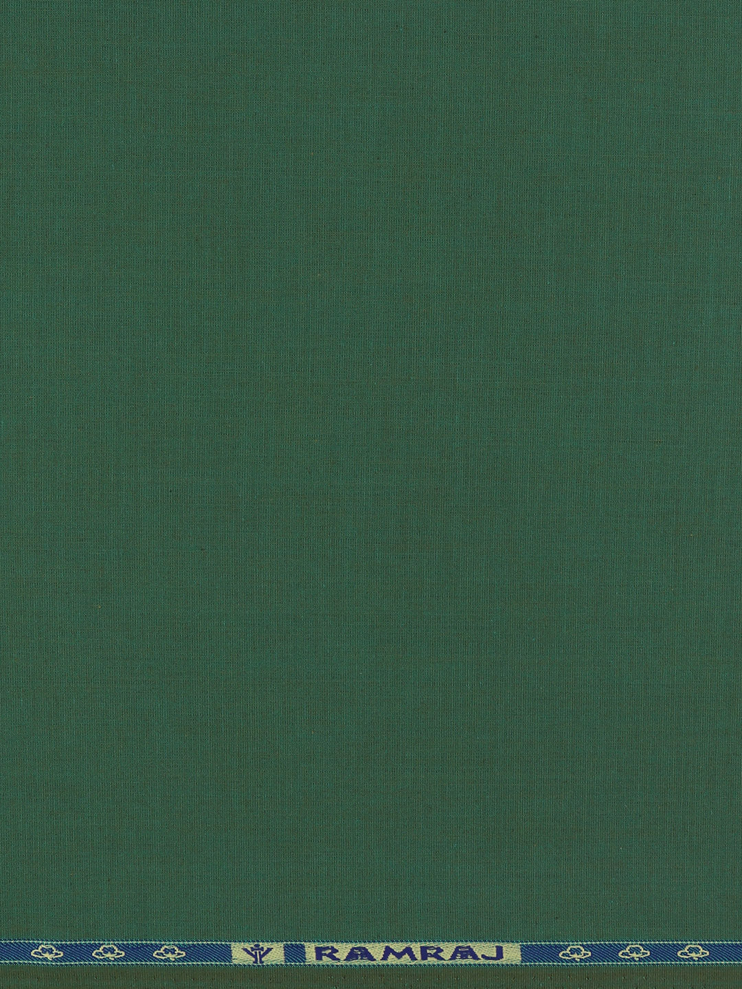 Men 100% Cotton Plain Green Shirt Fabric Cranberry Bit