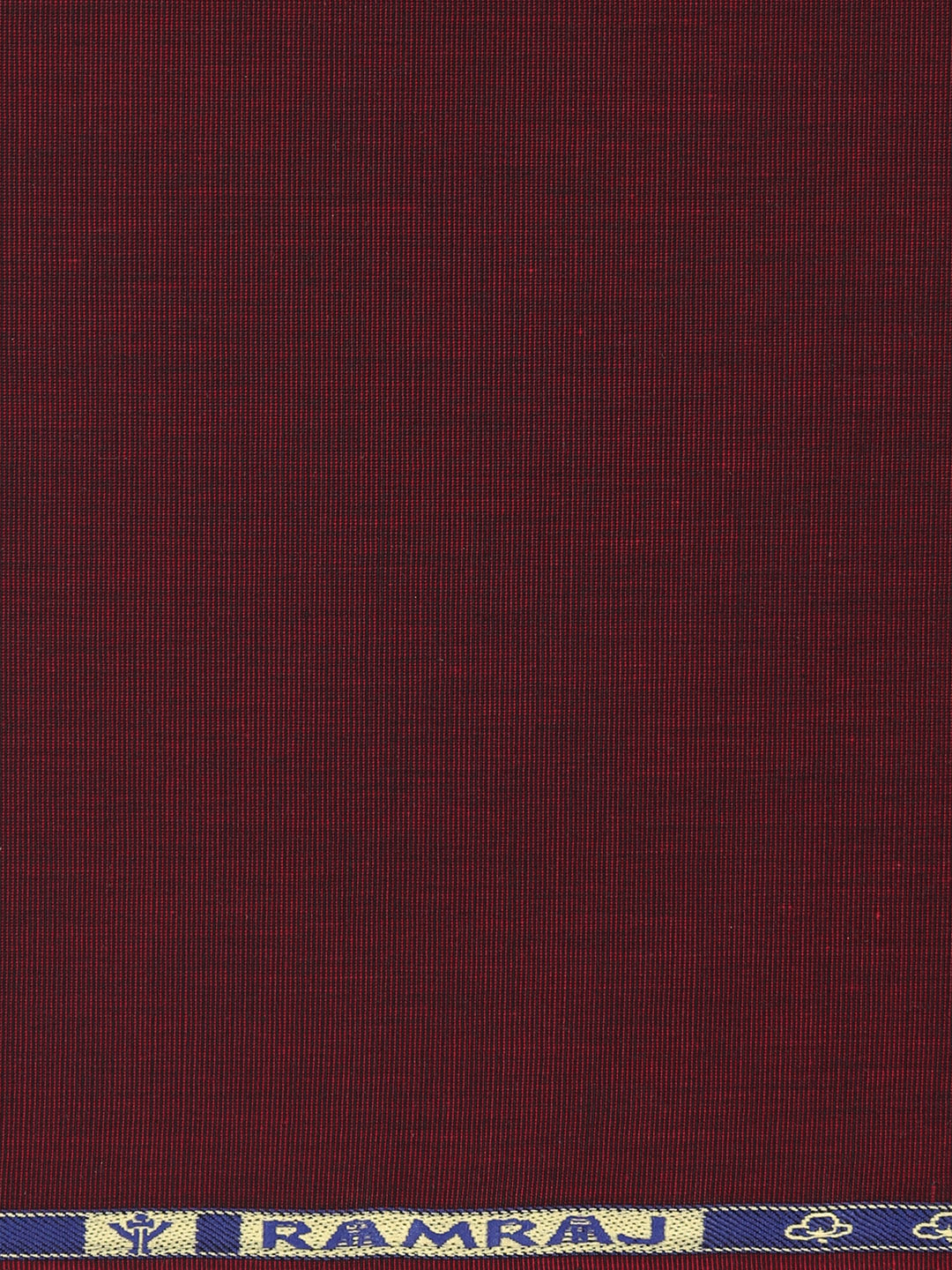 Men 100% Cotton Plain Red Shirt Fabric Cranberry Bit