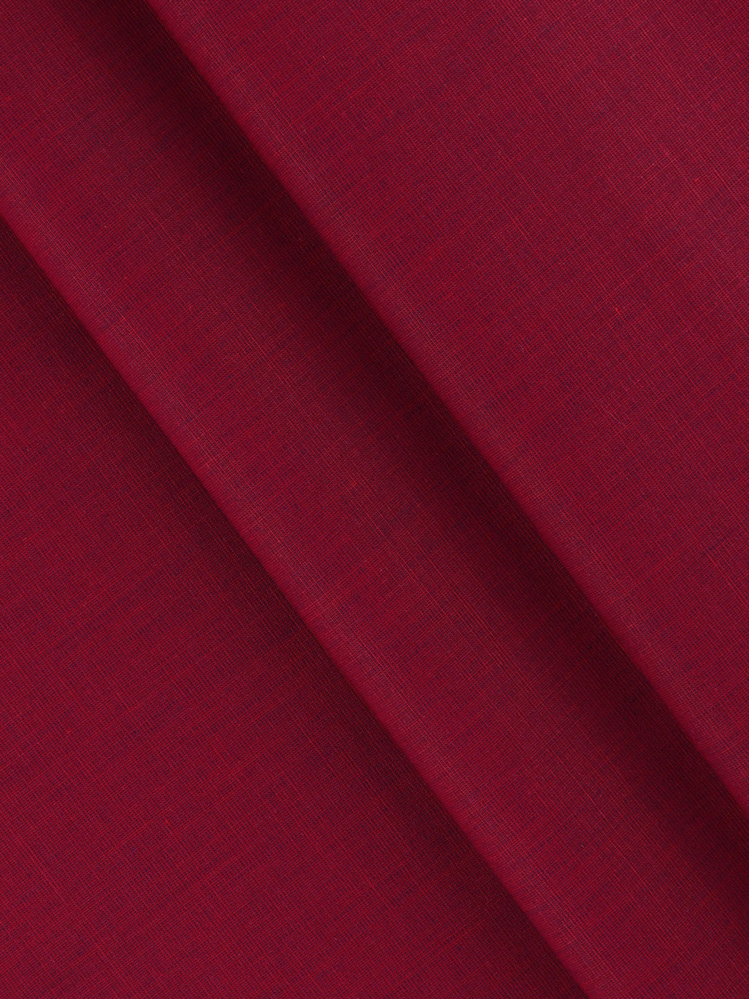 100% Cotton Plain Dark Pink Shirt Fabric Cranberry