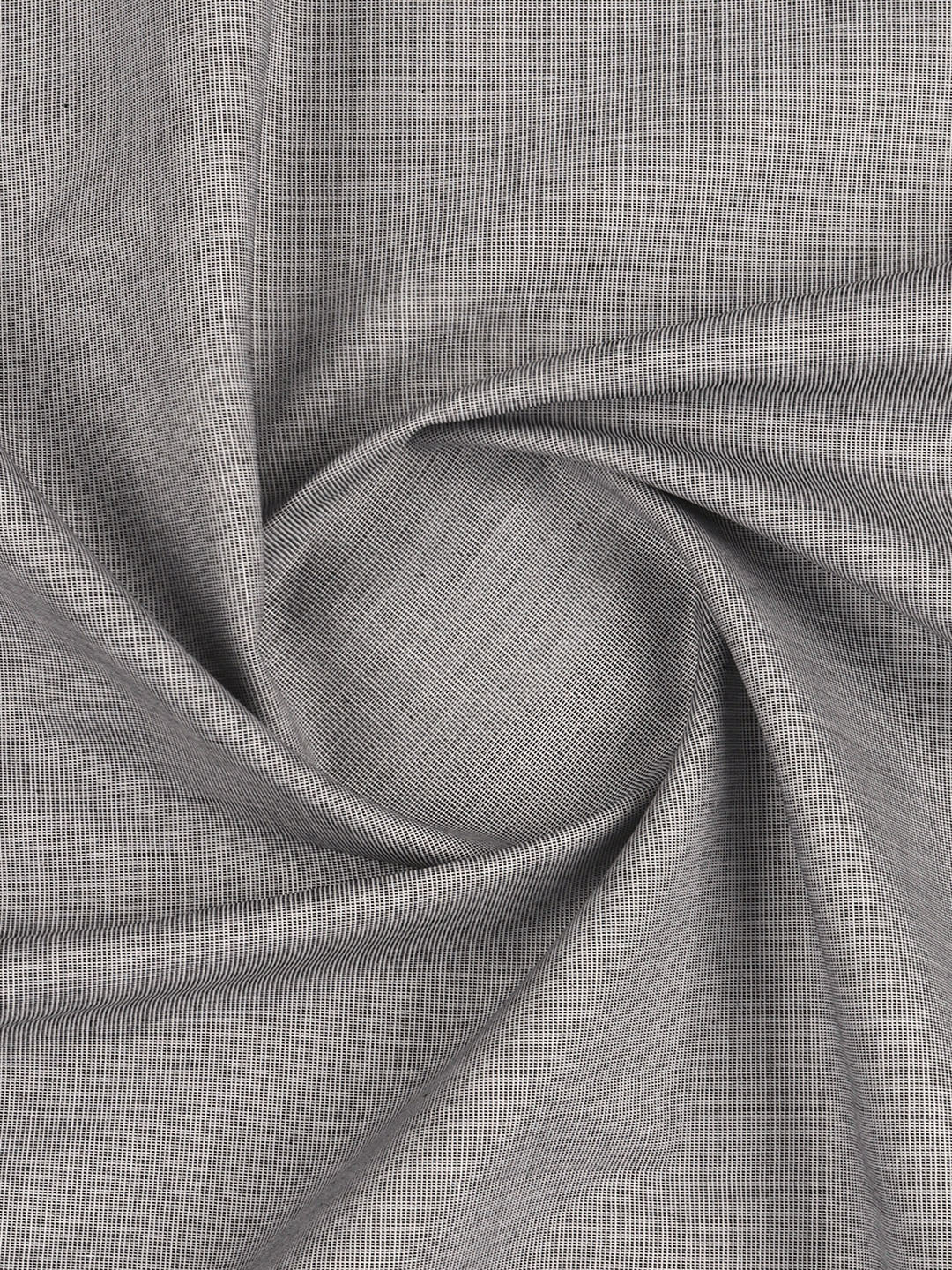 Men 100% Cotton Plain Grey Shirt Fabric Cranberry Bit