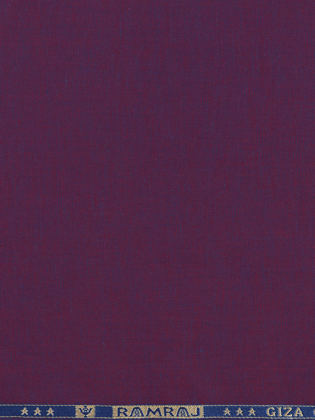 Giza Cotton Purple Plain Shirt Fabric Coral Bell