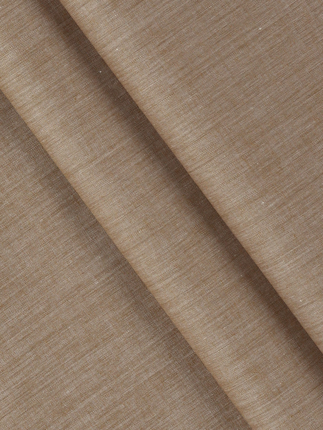 Men 100% Cotton Plain Shirt Fabric Brown Iconic