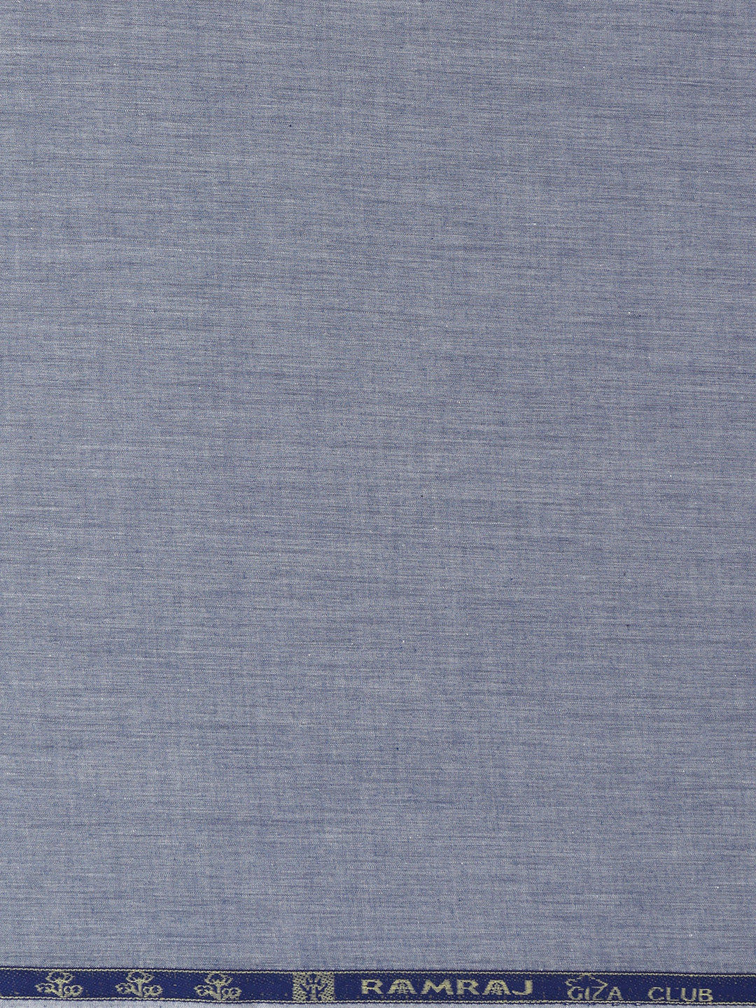 Men 100% Cotton Plain Shirt Fabric Dark Blue Iconic