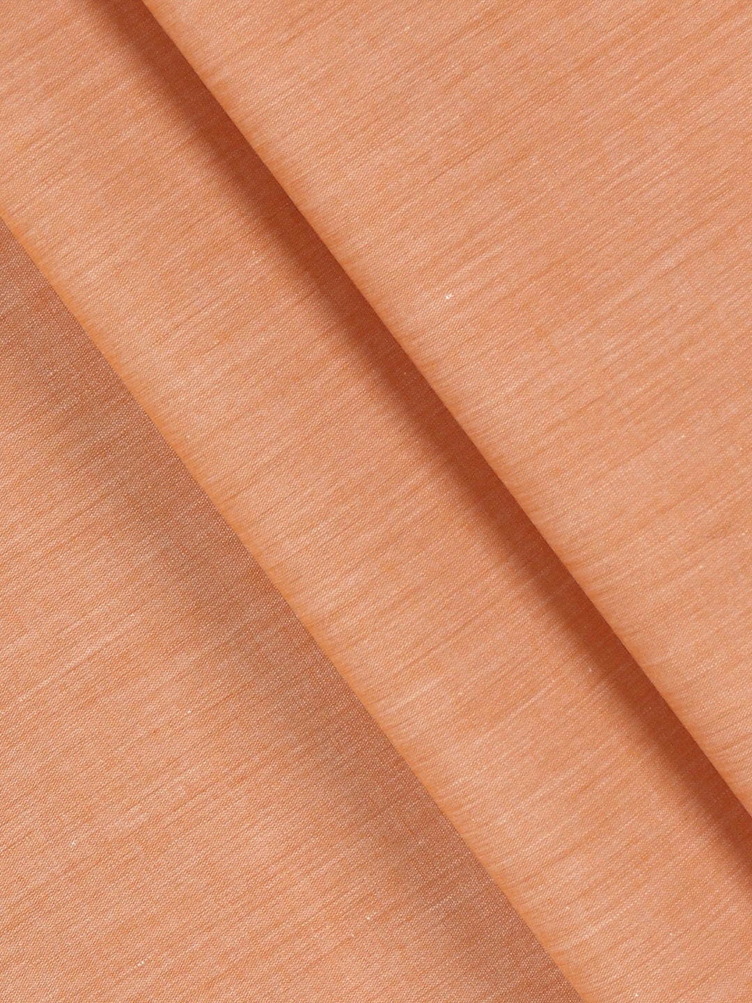 Men 100% Cotton Plain Shirt Fabric Light Orange Iconic