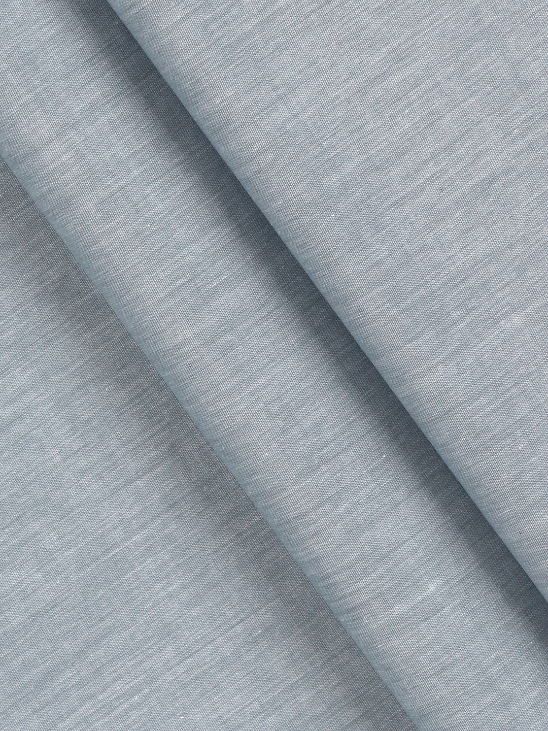 Men 100% Cotton Plain Shirt Fabric Blue Iconic