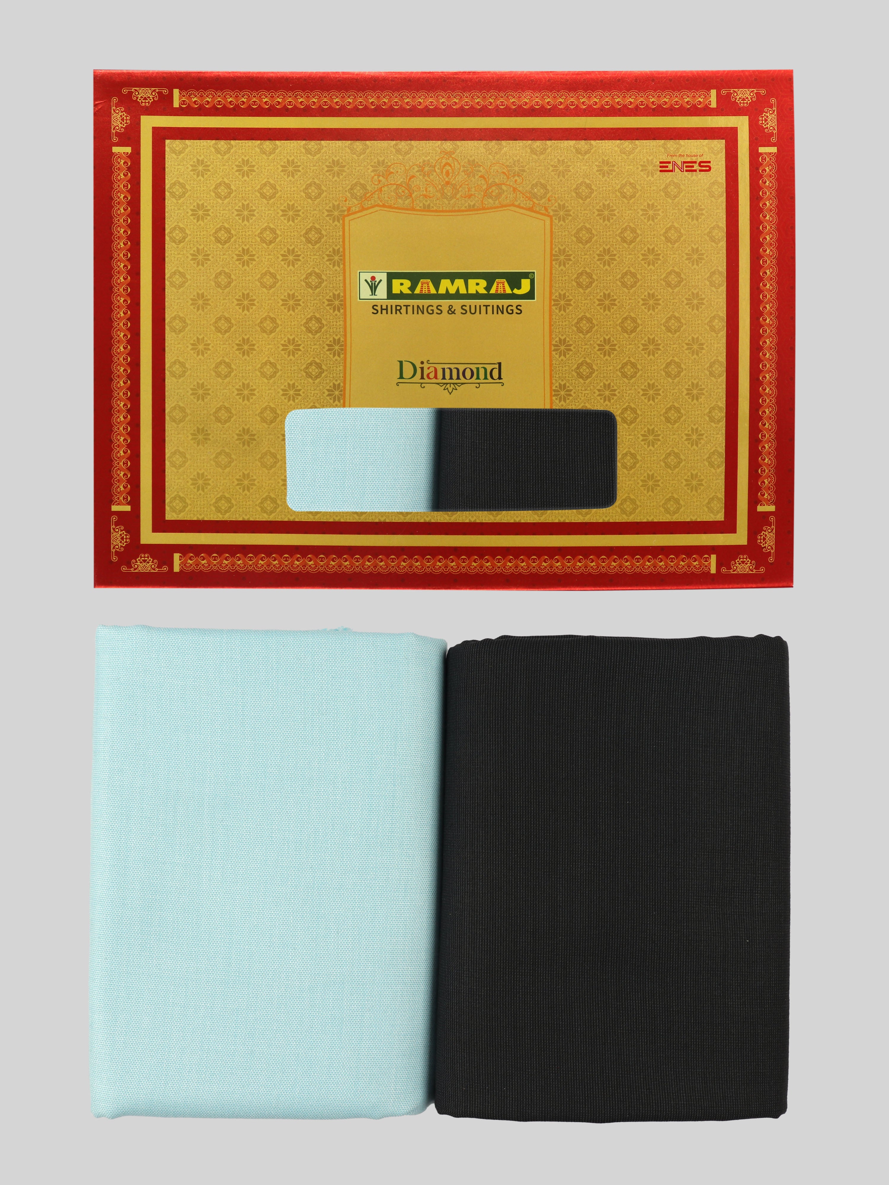 Men Cotton Plain Shirting & Suiting Gift Box DN131