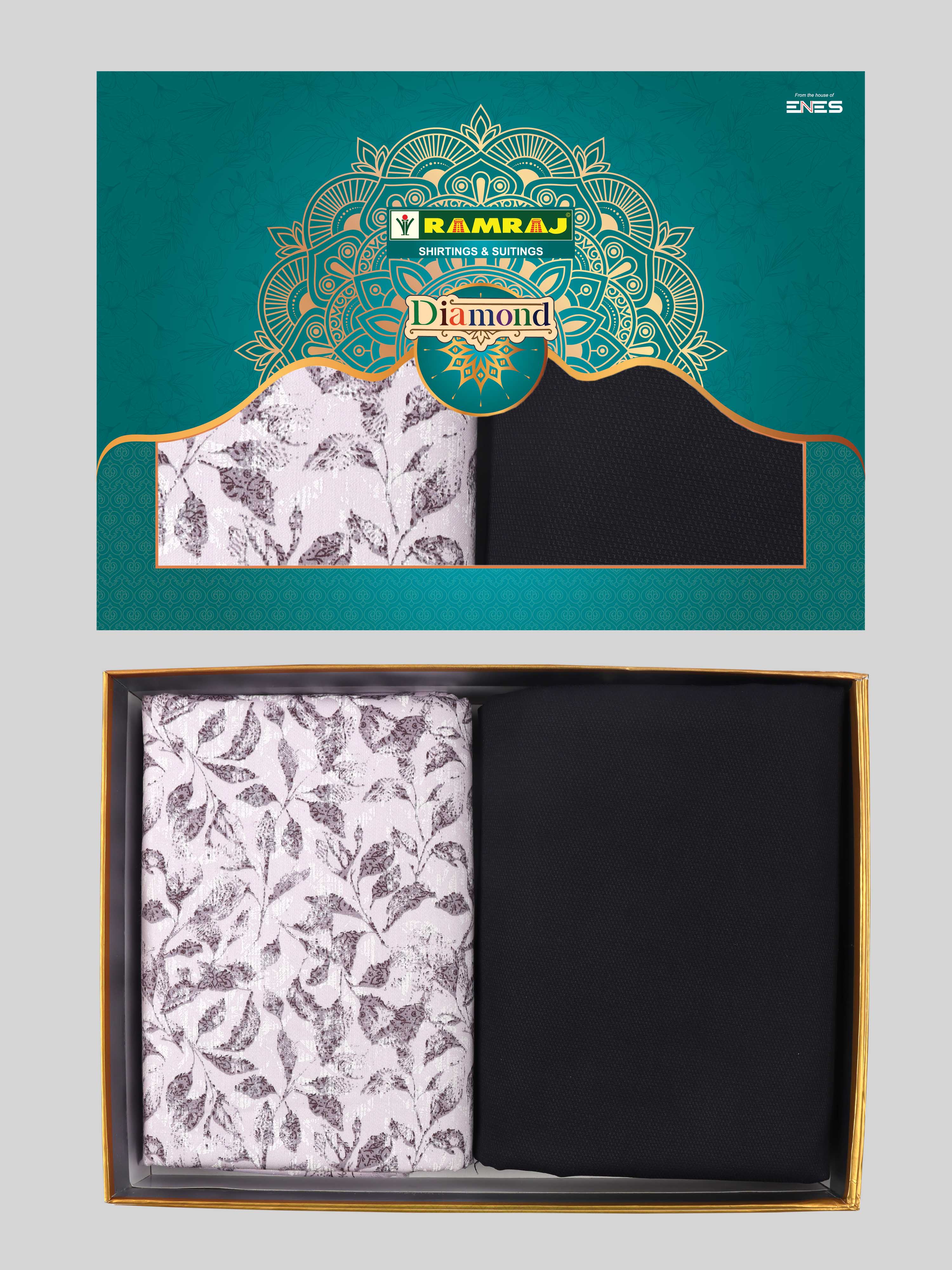Cotton Printed Shirting & Suiting Gift Box DN158