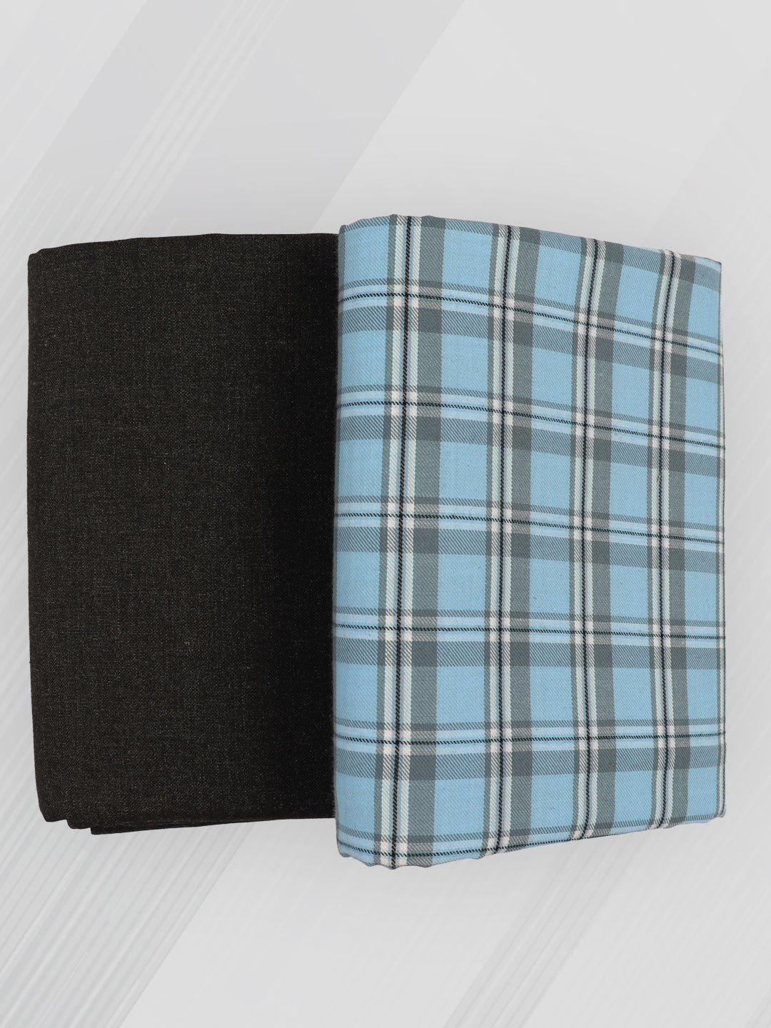 Men Cotton Checked Shirting & Suiting Gift Box DN135