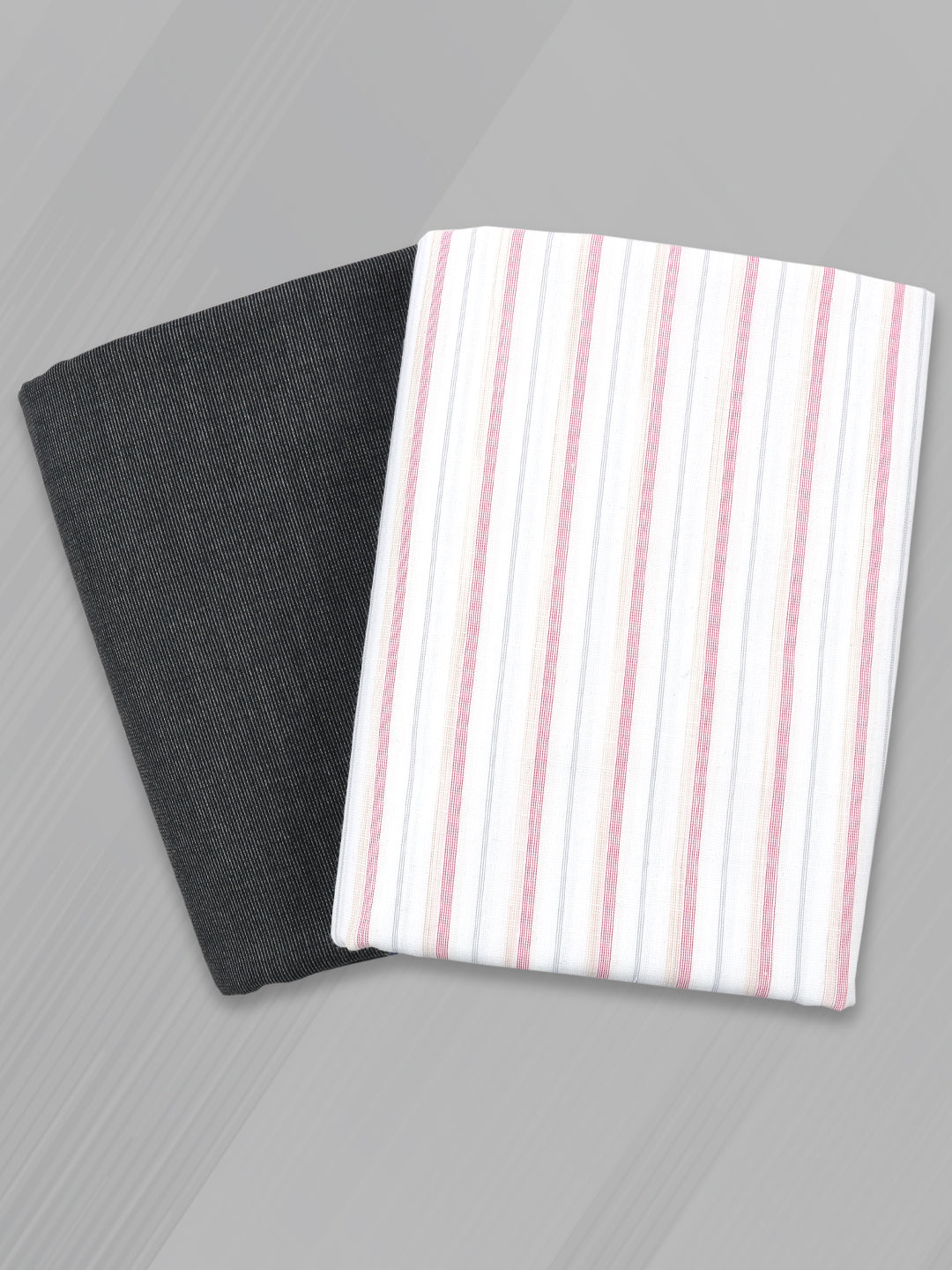 Cotton Striped Shirting & Suiting Gift Box DN163