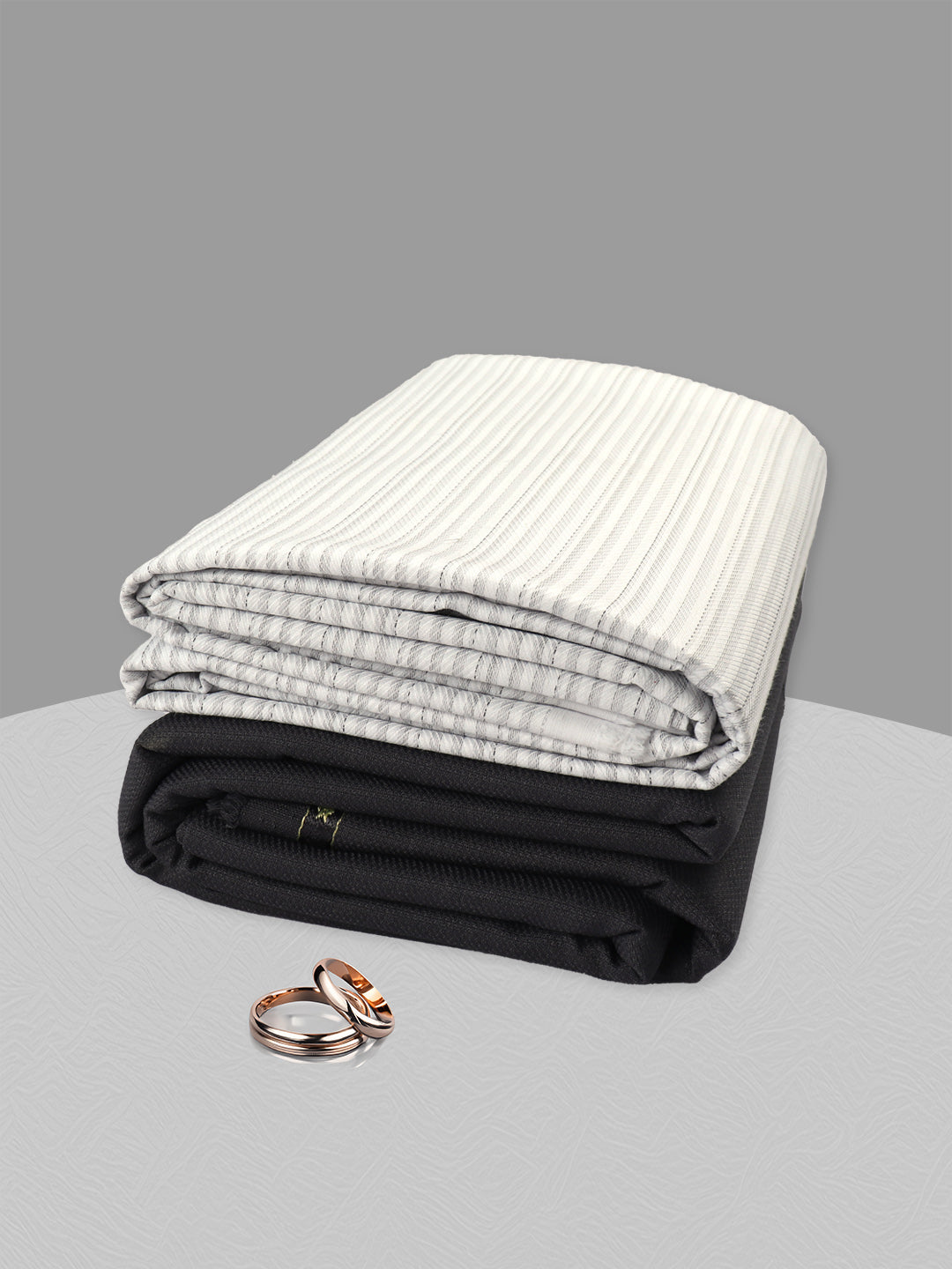 Men Cotton Striped Shirting & Suiting Gift Box DN127