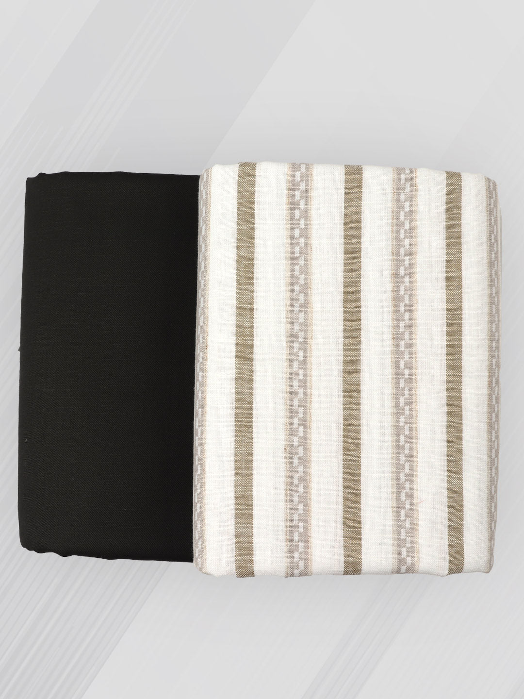 Men Cotton Striped Shirting & Suiting Gift Box DN137