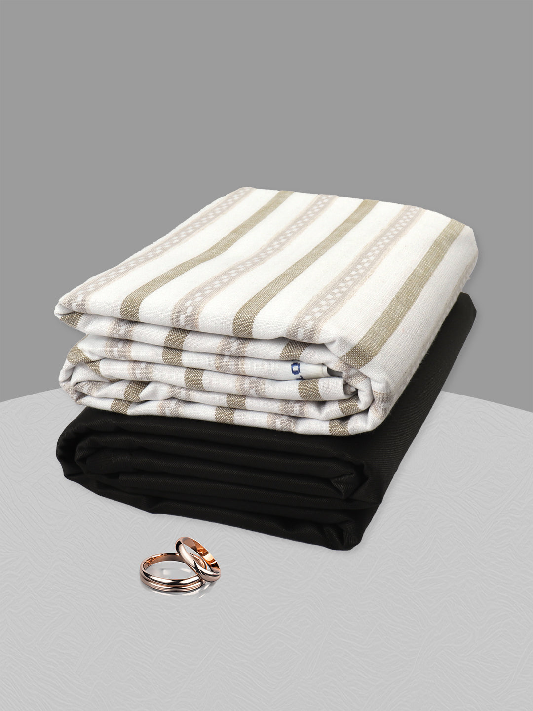 Men Cotton Striped Shirting & Suiting Gift Box DN137